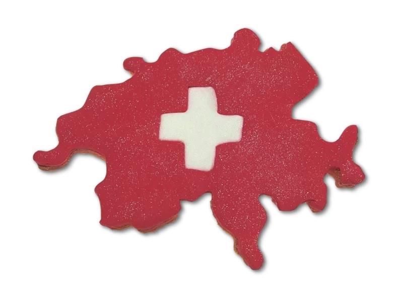 Schweiz m. Kreuz 8.5cm, Weissblech – Bild 2