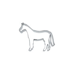 Pferd 6 cm Edelstahl