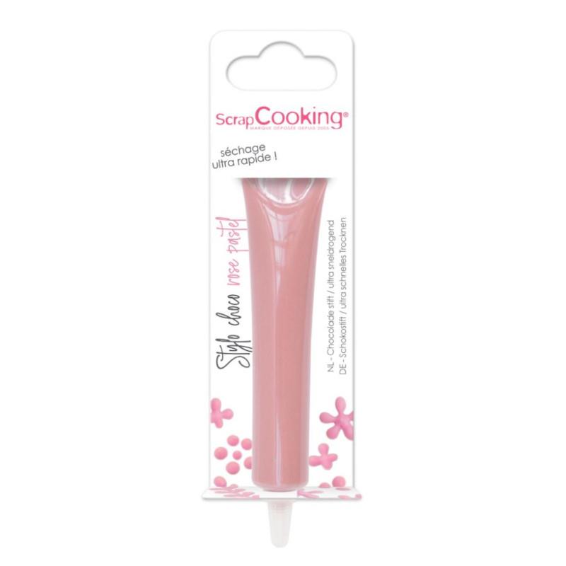 Stift mit Schokoladengeschmack Pastellrosa