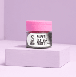 Super Glitzer Puder schwarz