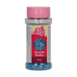 Zuckerdekor Medley blau