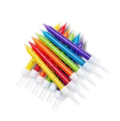 Glitter Kerzen Multicolor