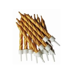 Kerzen Metallic gold