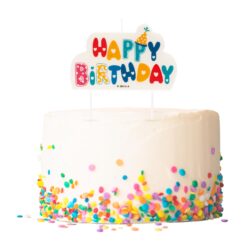 Alternative view of Kerze Happy Birthday