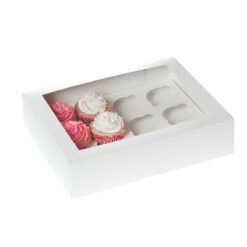 Cupcake Box 12er, weiss, 2 Stk.