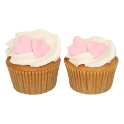 Alternative view of Zuckerdecor Herzen rosa