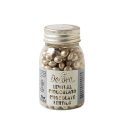 Schokoladenlinsen silber