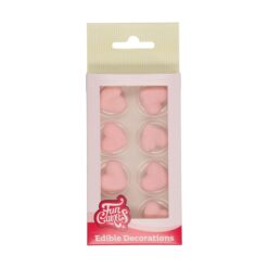 Zuckerdecor Herzen rosa