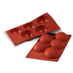Silikonform Halbkugeln, Dm8cm, H4cm