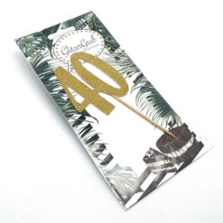 Kuchenstecker Gold "40"