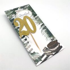 Kuchenstecker Gold "20"