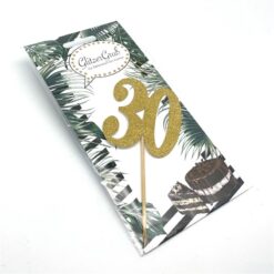 Kuchenstecker Gold "30"