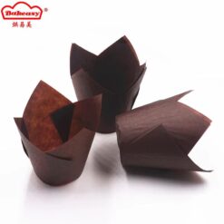 Tulip Baking Cups braun, 1 Beutel