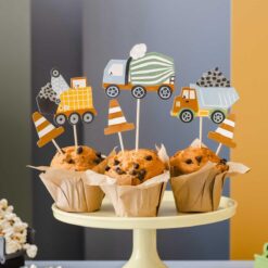 Alternative view of Cupcake Topper Bauarbeiten