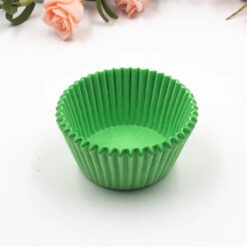 Muffin Formen Standart, grün, 1 Beutel