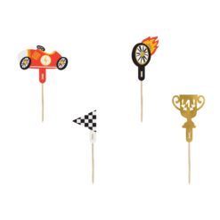 Cupcake Toppers Auto/12cm/4 Stk.