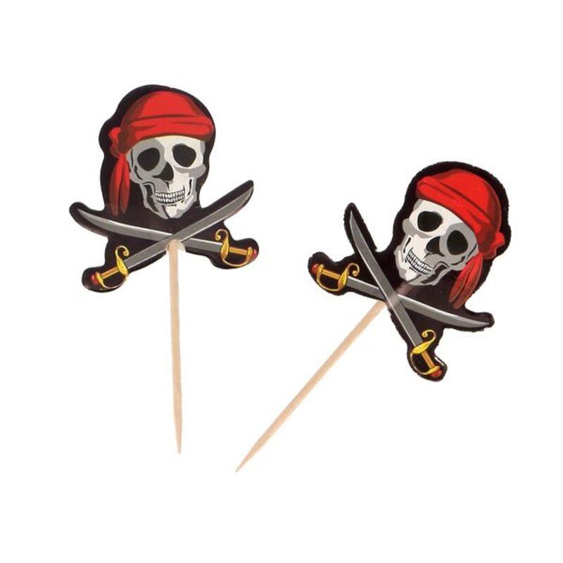 Cupcake Topper Piraten, 12Stk. – Bild 2
