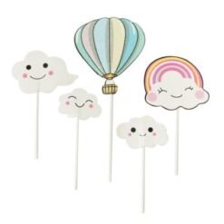 Cake Topper Wolken, Heissluftballon