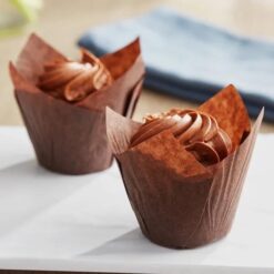 Alternative view of Mini Tulip Baking Cups braun, 1 Beutel