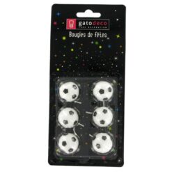 Alternative view of Kerzen Fussball 6Stk.