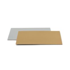 Tortenplatte gold/silber 25x35cm