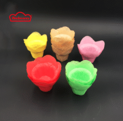 Alternative view of Mini Lotus Baking Cups blau, 1 Beutel