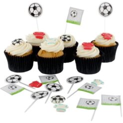 Alternative view of Cupcake Topper, Fussball