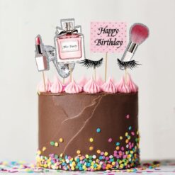 Cake Topper Happy Birthday, Make up