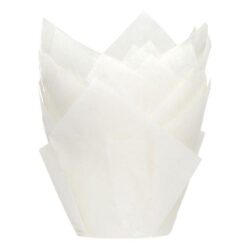 Tulpen Cupcakes Formen weiss