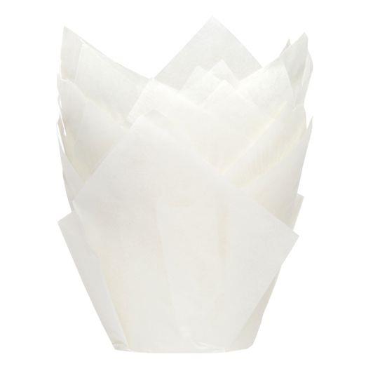 Tulpen Cupcakes Formen weiss