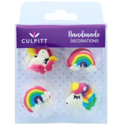 Zuckerdekoration Einhorn & Regenbogen