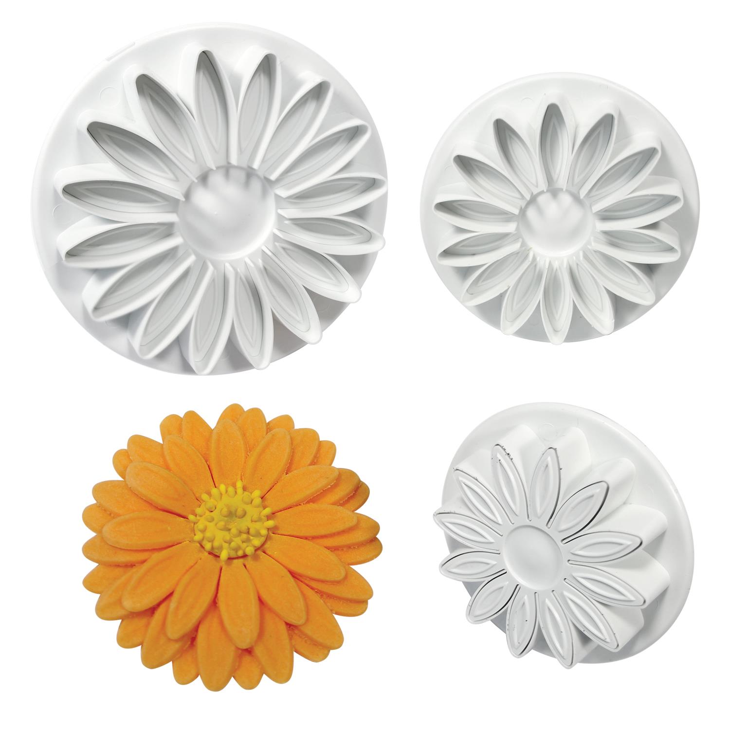 Sunflower Daisy Gerbera Cutters Set/3