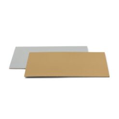 Tortenplatte gold/silber 35x45cm