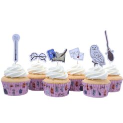 Alternative view of Harry Potter Dekoset, 24 Topper & Muffinsformen