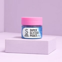 Super Glitzer Puder Blau