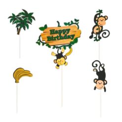 Cake Topper Jungle 5teilig