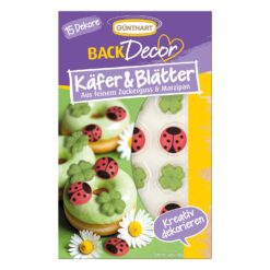 Zucker&Marzipandecor, Käfer & Blätter
