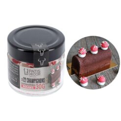 Zuckerdecor kleine Pilze