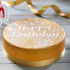 Alternative view of Schablone Happy Birthday