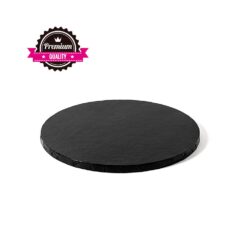 Cakeboard schwarz Dm25xH1,2cm
