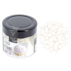 Zuckerdecor Herzen weiss