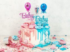 Alternative view of Cake Topper Ballon blau