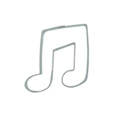 Ausstecher Musiknote