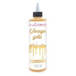 Geschmacksglasur Drip Cake gold