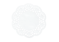 Tortenspitzen Rose, Dm12cm, 12 Stk.