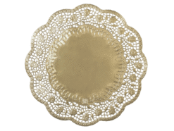 Tortenspitze Rose, Dm36cm, gold