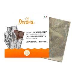 Aluminiumfolien, silber, 150 Stk.