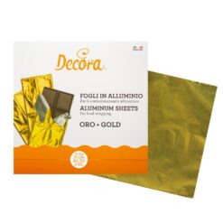 Aluminiumfolien, gold, 150 Stk.