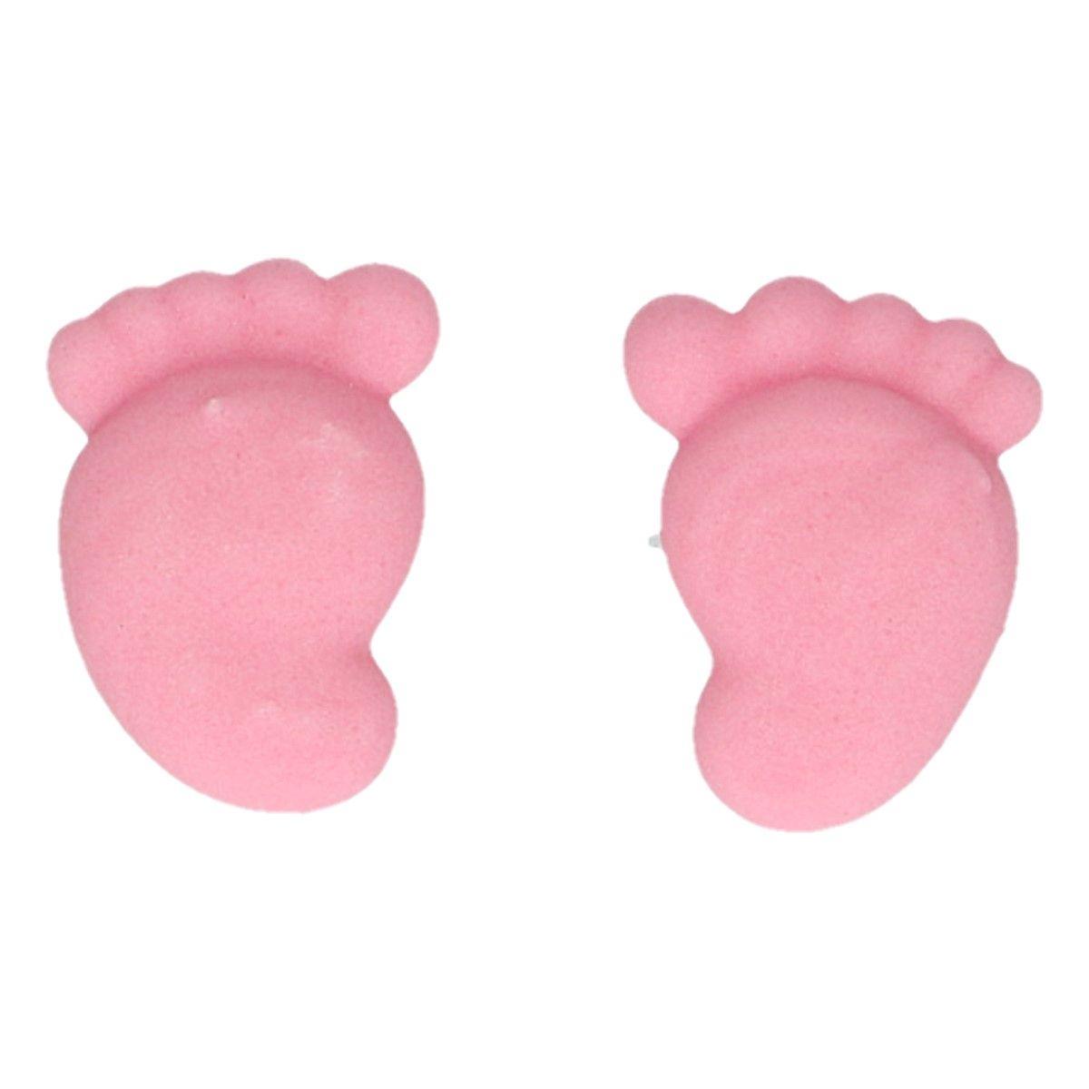 Zuckerdecor Baby Füsschen rosa – Bild 3