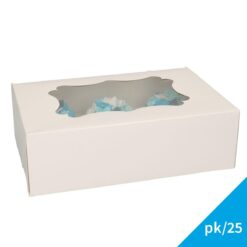 Cupcake Box für 6 CC/12 mini CC - 25Stk.